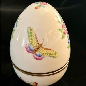 Herend Hungary Bone China Egg
